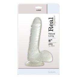 Dildo-JELLY DILDO REAL RAPTURE CLEAR 8