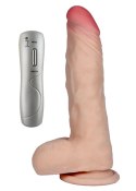 Dildo penis realistyczny rotacja 21cm przyssawka wibracje pilot