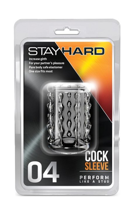 Stymulator-STAY HARD COCK SLEEVE 04 CLEAR