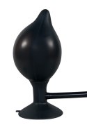 KOREK ANALNY True Black Analplug-Wibrator