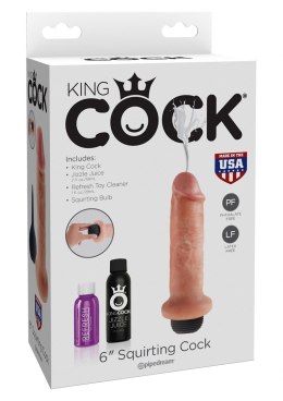 Wibrator-SQUIRTING COCK FLESH 6 INCH