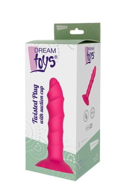Plug-DREAM TOYS TWISTED PLUG WITH SUCTION CUP