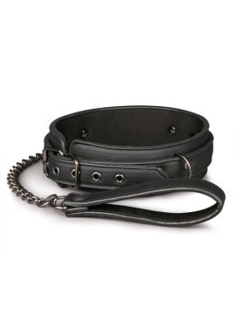 Wiązania-Fetish collar with leash