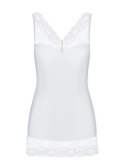 Bielizna- Miamor koszulka i stringi biała L/XL