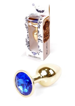 Plug-Jewellery Gold PLUG- Dark Blue