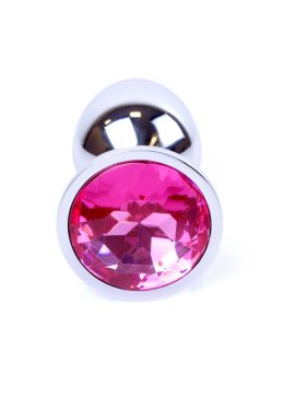 KOREK ANALNY Plug-Jewellery Silver PLUG- Pink
