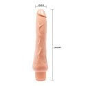 Wibrator realistyczny penis smukły długi członek 25cm