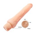 Wibrator realistyczny penis smukły długi członek 25cm