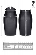 Bielizna - BRFEDERICA001 spódnica czarna rozmiar S