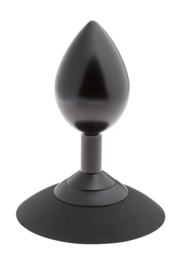 MALESATION Alu-Plug with suction cup large, black