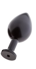 MALESATION Alu-Plug with suction cup medium, black