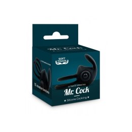 Mr. Cock Ultimate Vibrating Silicone Cockring black