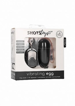 10 Speed Remote Vibrating Egg - Big - Black