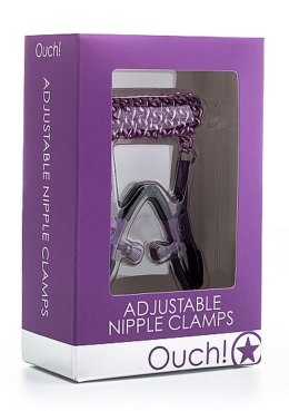 Adjustable Nipple Clamps - Purple
