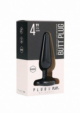 Butt Plug - Basic - 4 Inch - Black