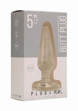 Butt Plug - Basic - 5 Inch - Glass