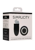 Ethan - Rechargeable Remote Control Vibrating Egg - Black