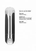 WIBRATOR 10 Speed Rechargeable Bullet - Silver