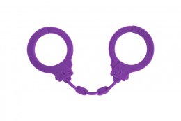 Kajdanki-Silicone Handcuffs Party Hard Suppression Purple
