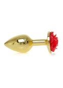 Plug-Jewellery Gold PLUG ROSE- Red