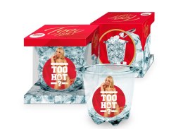 Szkło-TOO HOT - Szklany kubełek na lód - Kobieta Blondynka