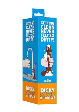 Mydło- Dicky Soap With Balls - Cum Covered - Brown