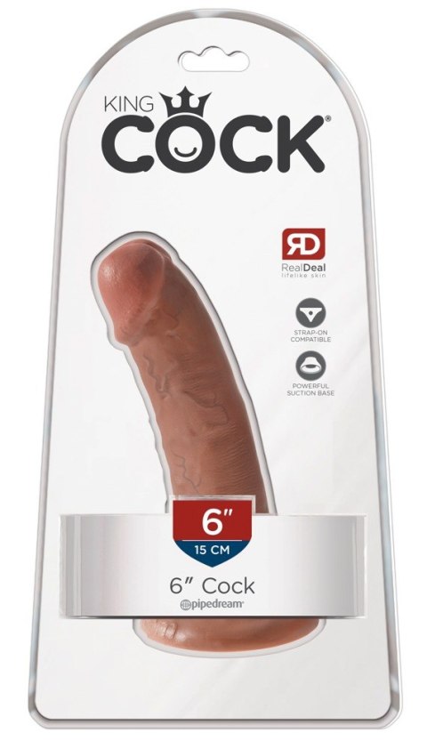 King Cock 6" Cock-Tan