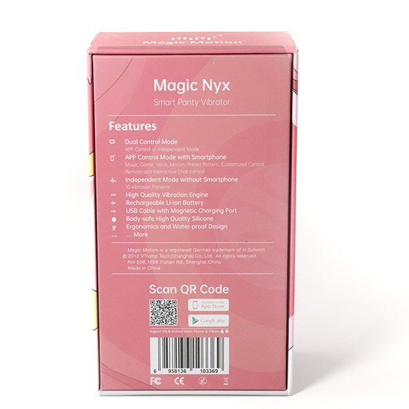 WIBRATOR DO MAJTEK Magic Motion - Nyx Smart Panty Vibrator
