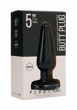 Butt Plug - Basic - 5 Inch - Black