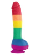 Dildo-COLOURS PRIDE EDITION 8 INCH DONG