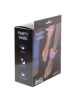 Ankle cuffs Party Hard Eternity Pink