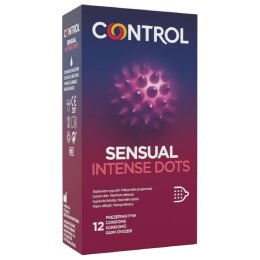 Prezerwatywy-Control Sensual Intense Dots 12"s