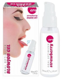 Żel/sprej-HOT Oral Optimizer Blowjob Gel Strawberry 50ml.
