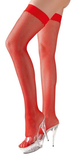 Hold-up Stockings red M