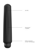Delia - ABS Bullet With Sleeve - 10-Speeds - Black