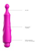 Dido - ABS Bullet With Sleeve - 10-Speeds - Fuchsia