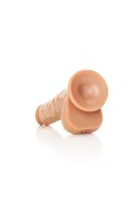 Straight Realistic Dildo Balls Suction Cup - 7""/ 18 cm