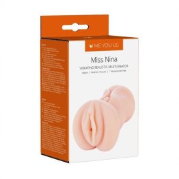 Masturbator- Me You Us Miss Nina Premium Vibrating Realistic Masturbator Flesh