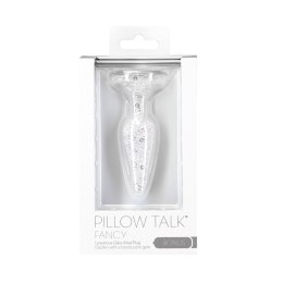 Pillow Talk - Fancy Luxurious Glass Anal Plug with Bonus Bullet