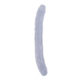 Podwójne żylaste dildo sex lesbijski 32,5 cm