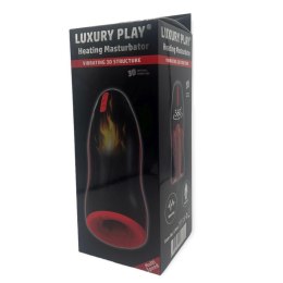 Luxury Play Big Rechargeable Masturbator - Heating - 2 Motors - Black