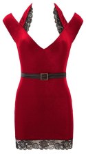 Velvet Dress red S