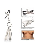 Playful Tassels Nipple Clamps Silver