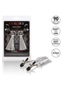 Playful Tassels Nipple Clamps Silver