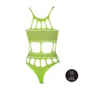 Body with Grecian Neckline - Neon Green - XL/XXXXL