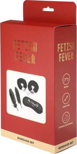 Fetish Fever - Bondage Set - 4 pieces - Black