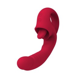 Rouge Velvet - Mini G-Spot + Licking Vibrator